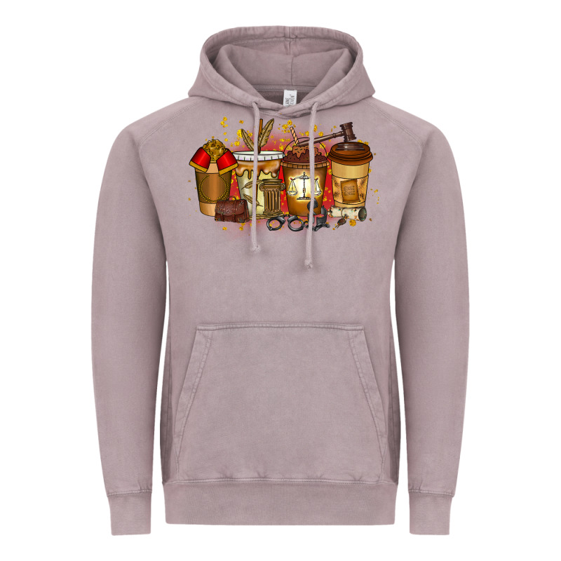Lawyer Coffee Drink Vintage Hoodie by RacoonDesign | Teevron