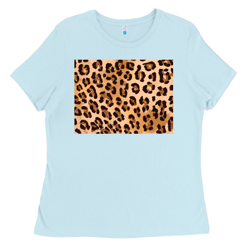 Leopard Background Gold 3200x2400 Ladies Tee by AdoDesignShop | Teevron