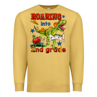 Antique Gold roaring into 2nd grade Premium Sweatshirt - BundleAndBundleShop