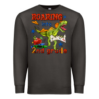 Smoke roaring into 2nd grade Premium Sweatshirt - BundleAndBundleShop