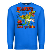 True Royal roaring into 2nd grade Premium Sweatshirt - BundleAndBundleShop