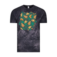 Cloud Black christmas gingerbread cookies patch Vintage Tee - BundleAndBundleShop