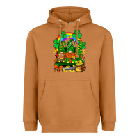 Meerkat st. patricks gnomes truck with rainbow Heavyweight Hoodie - BundleAndBundleShop
