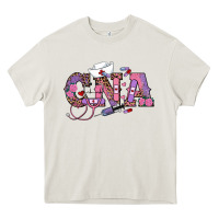 Cream valentines day cna Heavy Core Tee - RanaPortraitStore