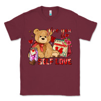 Burgundy give you self love Classic Tee - AdoDesignShop