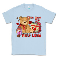 Dusty Blue give you self love Classic Tee - AdoDesignShop