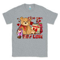Heather Grey give you self love Classic Tee - AdoDesignShop