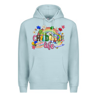 Blue Mist childcare life Premium Hoodie - JahusDesignShop
