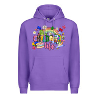 Purple childcare life Premium Hoodie - JahusDesignShop
