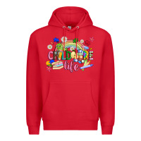 Red childcare life Premium Hoodie - JahusDesignShop
