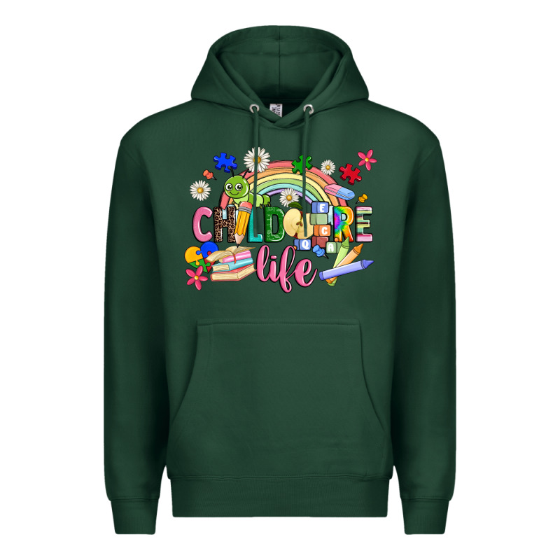 Childcare Life Premium Hoodie by JahusDesignShop | Teevron