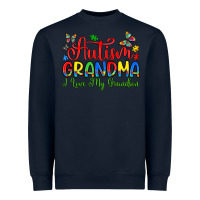 Navy autism grandma i love my grandson Heavyweight Sweatshirt - Artiststas