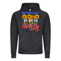 Vintage Black american honey sunflower mason jar Vintage Hoodie - HRA Design Shop