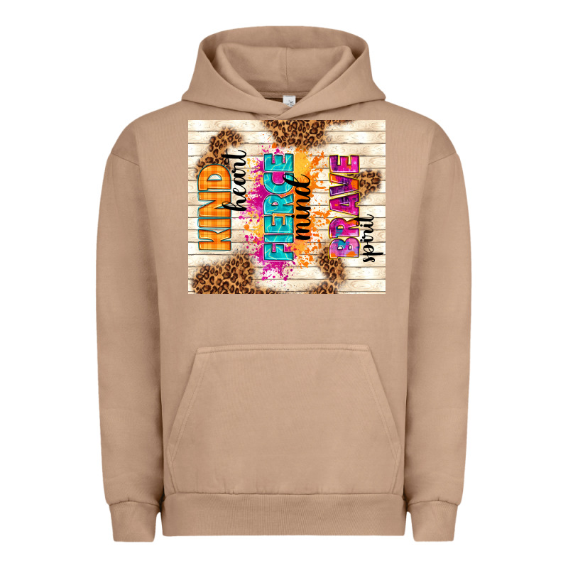 Kind Heart Fierce Mind Brave Spirit Urban Hoodie by TumblerDesignByShophia | Teevron