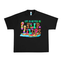 Black life is better in flip flops Urban Heavy Tee - AdoDesignShop