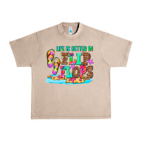 French Oak life is better in flip flops Urban Heavy Tee - AdoDesignShop