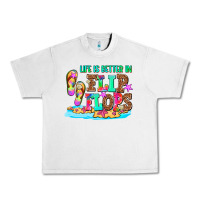 Lunar Rock life is better in flip flops Urban Heavy Tee - AdoDesignShop