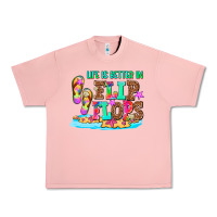 Salmon life is better in flip flops Urban Heavy Tee - AdoDesignShop