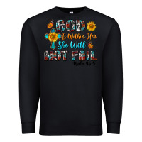Black god is within her she will not fail Premium Sweatshirt - BundleAndBundleShop