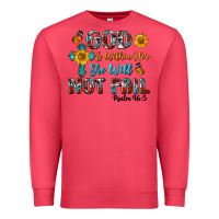 Cardinal god is within her she will not fail Premium Sweatshirt - BundleAndBundleShop