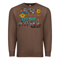 Chestnut god is within her she will not fail Premium Sweatshirt - BundleAndBundleShop