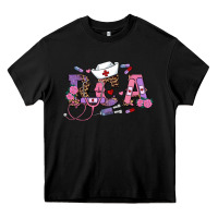 Black valentines day Heavy Core Tee - RanaPortraitStore