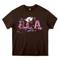 Chocolate Brown valentines day Heavy Core Tee - RanaPortraitStore