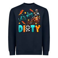 Navy let's play dirty Heavyweight Sweatshirt - Artiststas