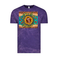 Cloud Purple football leopard turquoise sunflower Vintage Tee - JahusDesignShop