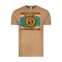 Football Leopard Turquoise Sunflower Vintage Tee | Teevron