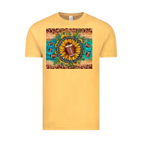 Vintage Mustard football leopard turquoise sunflower Vintage Tee - JahusDesignShop