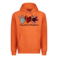 Carrot peace love sunflower Premium Hoodie - Bettercallsaul