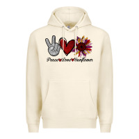Tofu peace love sunflower Premium Hoodie - Bettercallsaul
