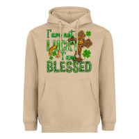 Mushroom I Am Not Lucky I Am Blessed St. Patricks Heavyweight Hoodie - BundleAndBundleShop