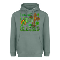 Sage I Am Not Lucky I Am Blessed St. Patricks Heavyweight Hoodie - BundleAndBundleShop