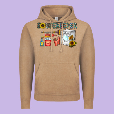 Housekeeper Vintage Hoodie Designed By Cowhidedigitalart