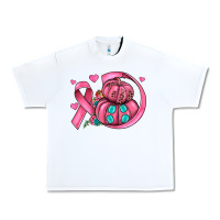 White cancer ribbon pumpkins Urban Heavy Tee - JahusDesignShop
