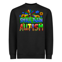 Black small town autism Heavyweight Sweatshirt - AdoDesignShop