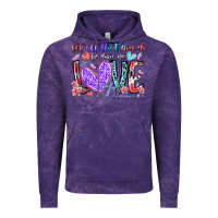 Cloud Purple let all that you do be done in love Vintage Hoodie - RacoonDesign