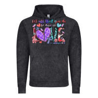 Vintage Black let all that you do be done in love Vintage Hoodie - RacoonDesign