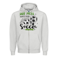 Dove Grey hot mess always stressed soccer mama stanley cup Zipper Hoodie - MaliasSmallBusiness
