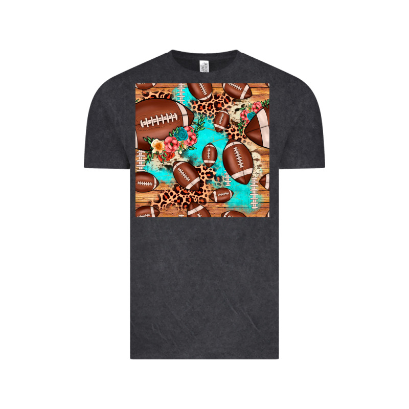 Football Leopard Cowhide Seamless Pattern Vintage Tee by JahusDesignShop | Teevron