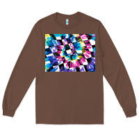 Chestnut tie dye colourful race flag background 3200x2400 Long Sleeve Tee - AdoDesignShop