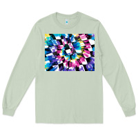 Matcha tie dye colourful race flag background 3200x2400 Long Sleeve Tee - AdoDesignShop