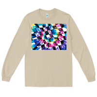 Mushroom tie dye colourful race flag background 3200x2400 Long Sleeve Tee - AdoDesignShop