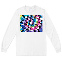 White tie dye colourful race flag background 3200x2400 Long Sleeve Tee - AdoDesignShop