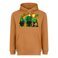 Meerkat St. Patrick's afro gnomies with rainbow Heavyweight Hoodie - BundleAndBundleShop