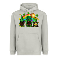 Moon Dust St. Patrick's afro gnomies with rainbow Heavyweight Hoodie - BundleAndBundleShop