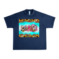 Navy brave Urban Heavy Tee - JahusDesignShop