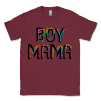 Burgundy boy mama Classic Tee - JahusDesignShop